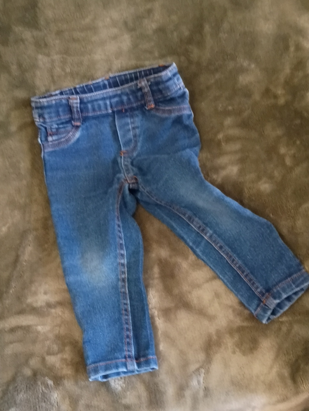 A240 Toddler Blue Denim Jeans - Classic Stretch Kids Bottoms